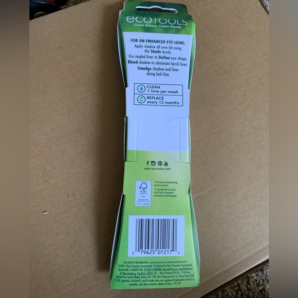 NIB ecotools Eye Enhancing Duo Makeup Brush Set - Picture 12 of 16